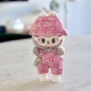 Luxury pink Labubu outfit